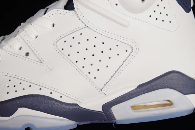 All categories Air Jordan Jordan series basketball shoes Air Jordan 6 Air Jordan 6 Retro "Midnight Navy" AJ6 Joe 6 white sea blue CT8529-141